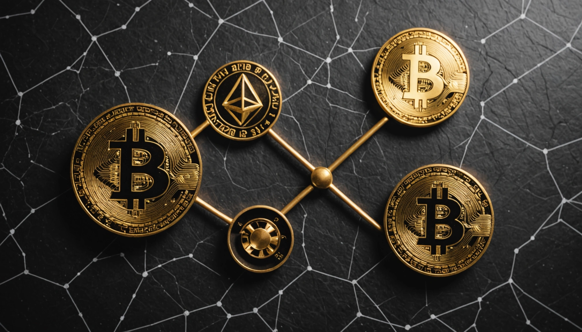 Blockchain network with security padlock overlay
