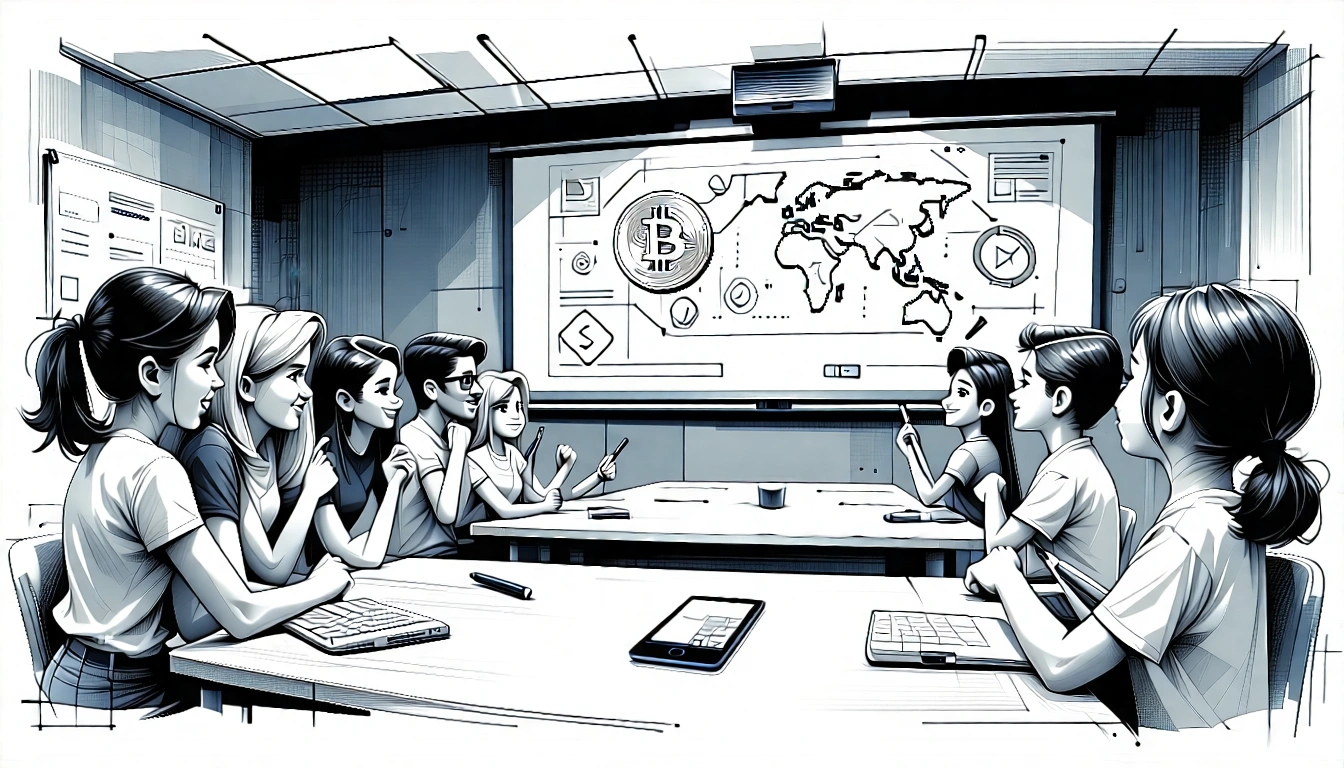 A timeline chart showing changes in crypto regulations
