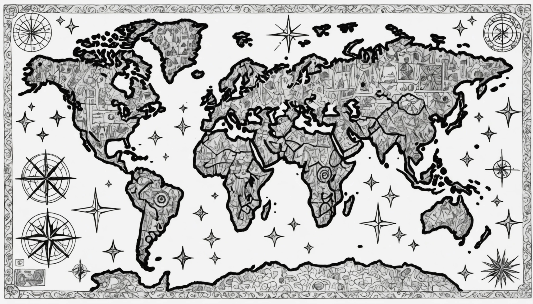 Global map highlighting countries with crypto regulations