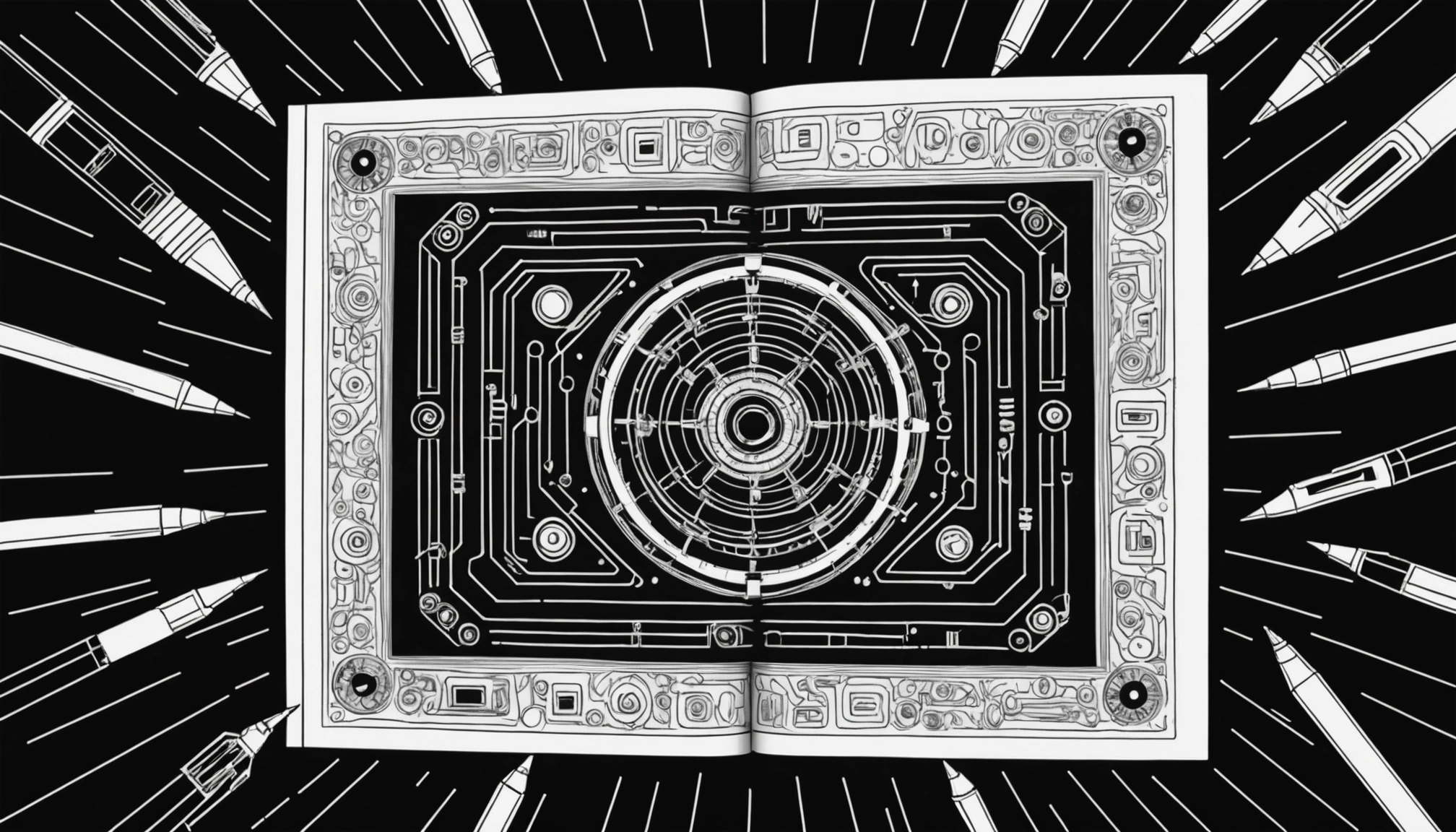 Digital vault with holographic smart contracts, blue neon lights