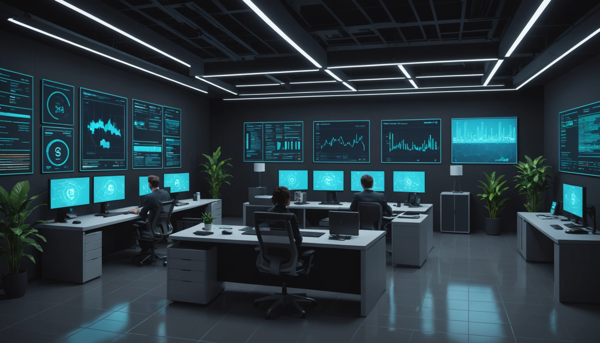 Diverse group discussing cryptocurrency strategies in a conference room