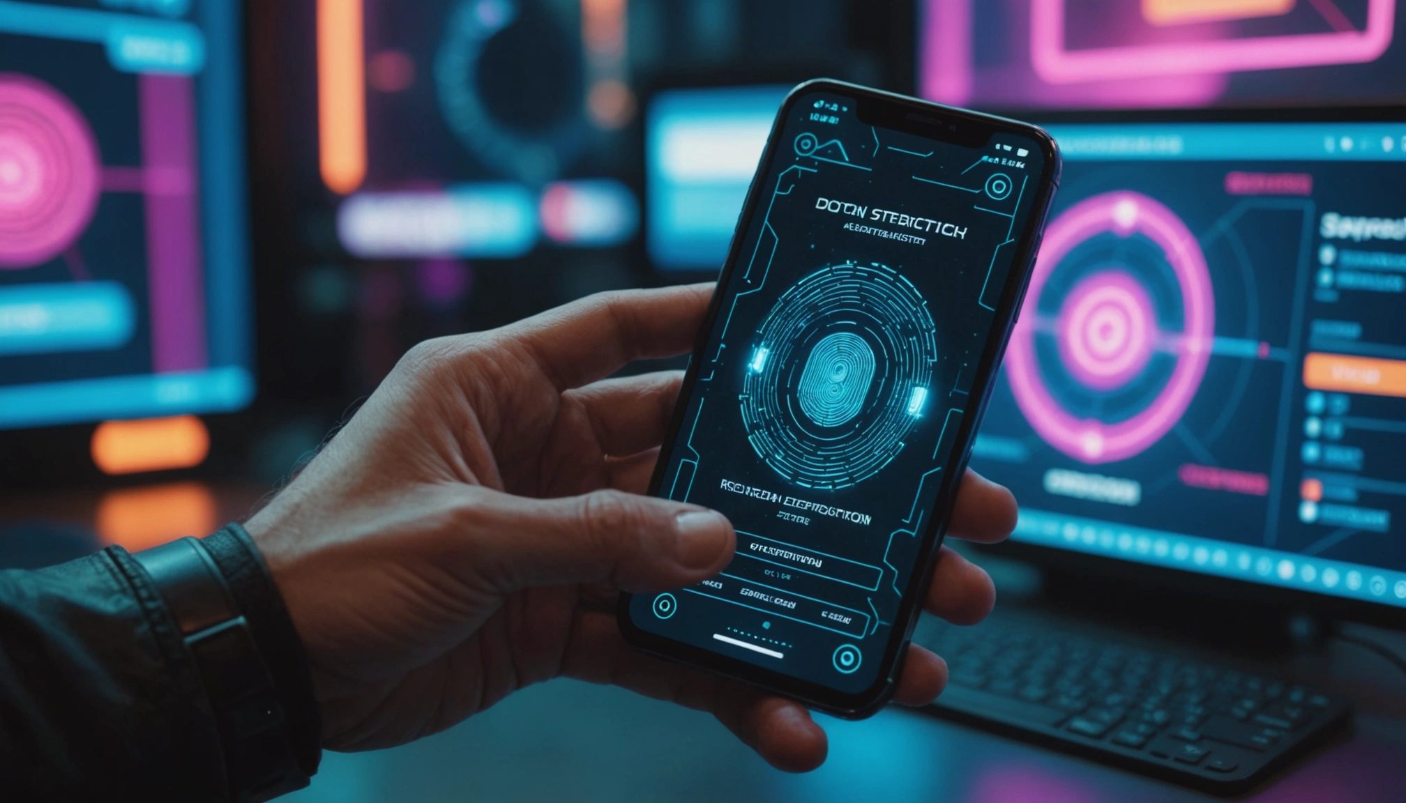 Smartphone displaying a crypto wallet app interface