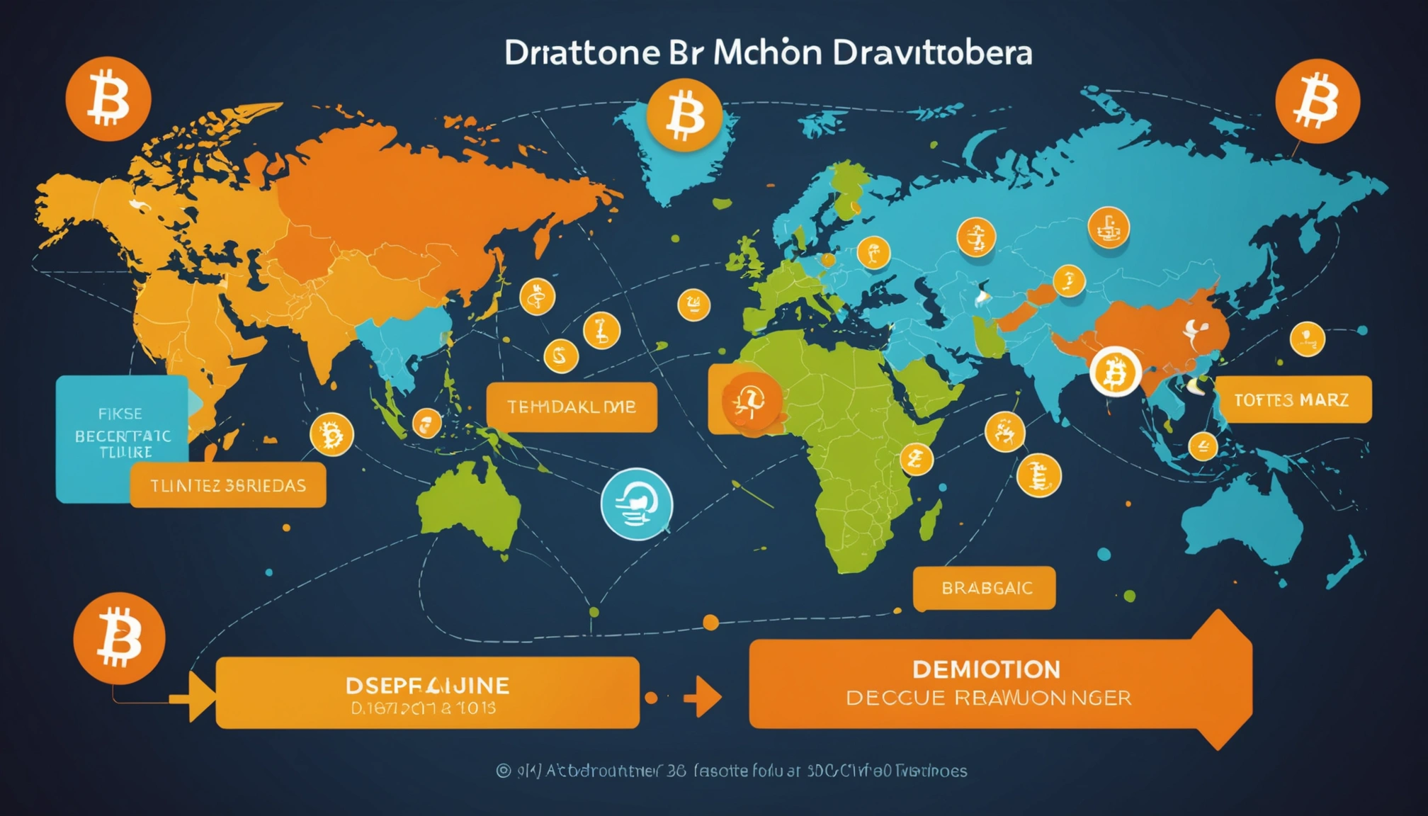 Graph showing global Bitcoin ETF inflows and outflows trends