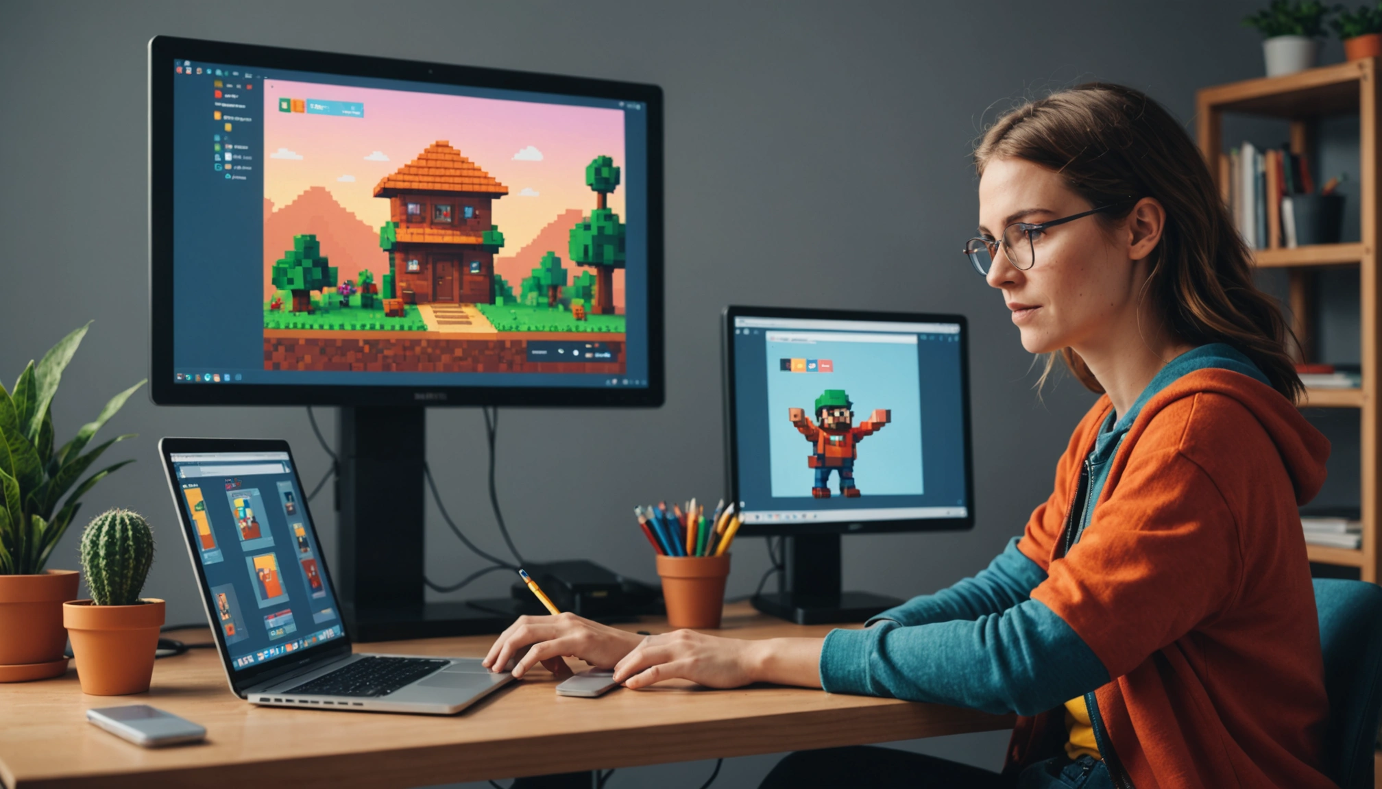 Digital artwork displayed on a computer screen